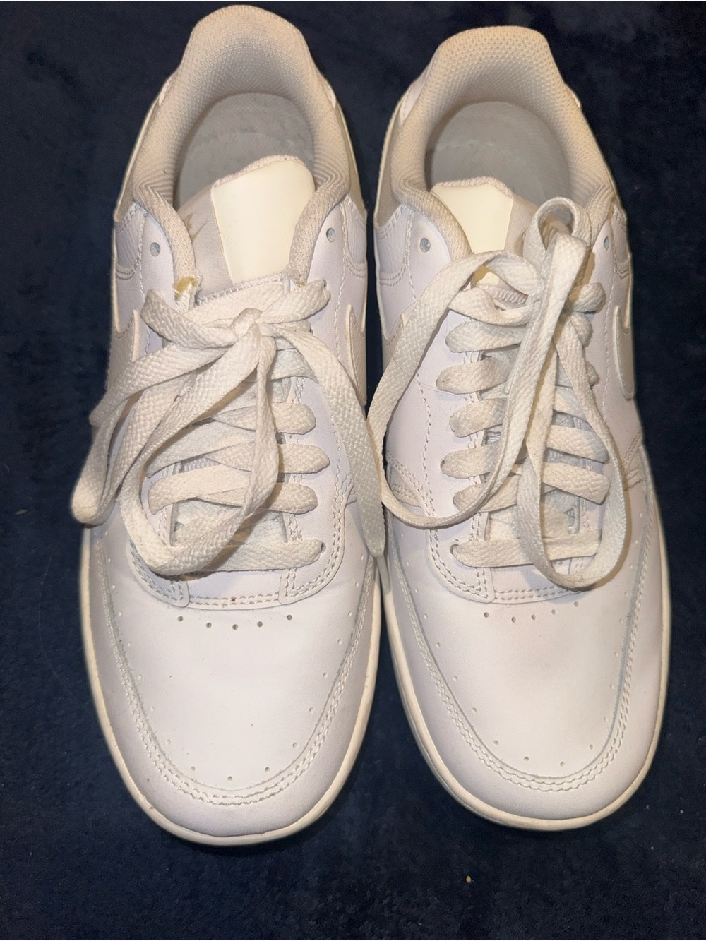 Nike Women’s White Low-Top Leather Sneakers